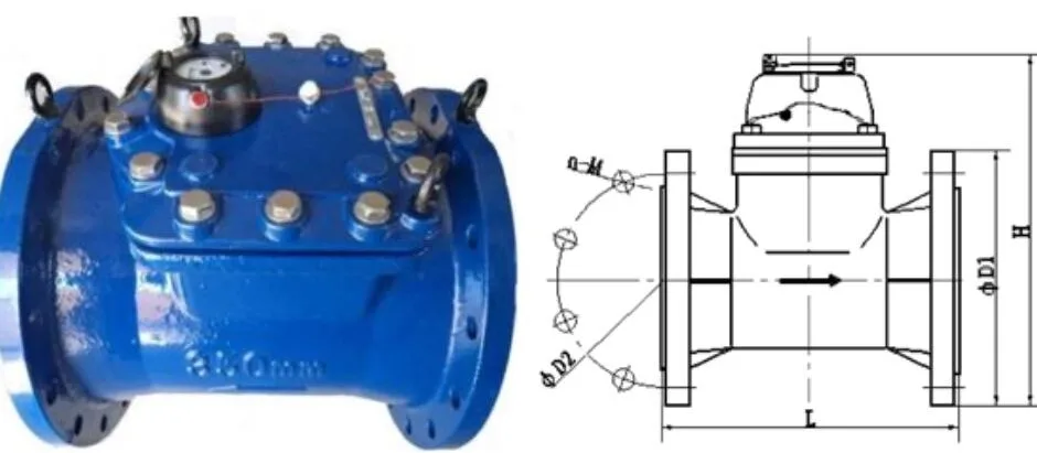 Cấu tạo đồng hồ đo nước lạnh T-Flow