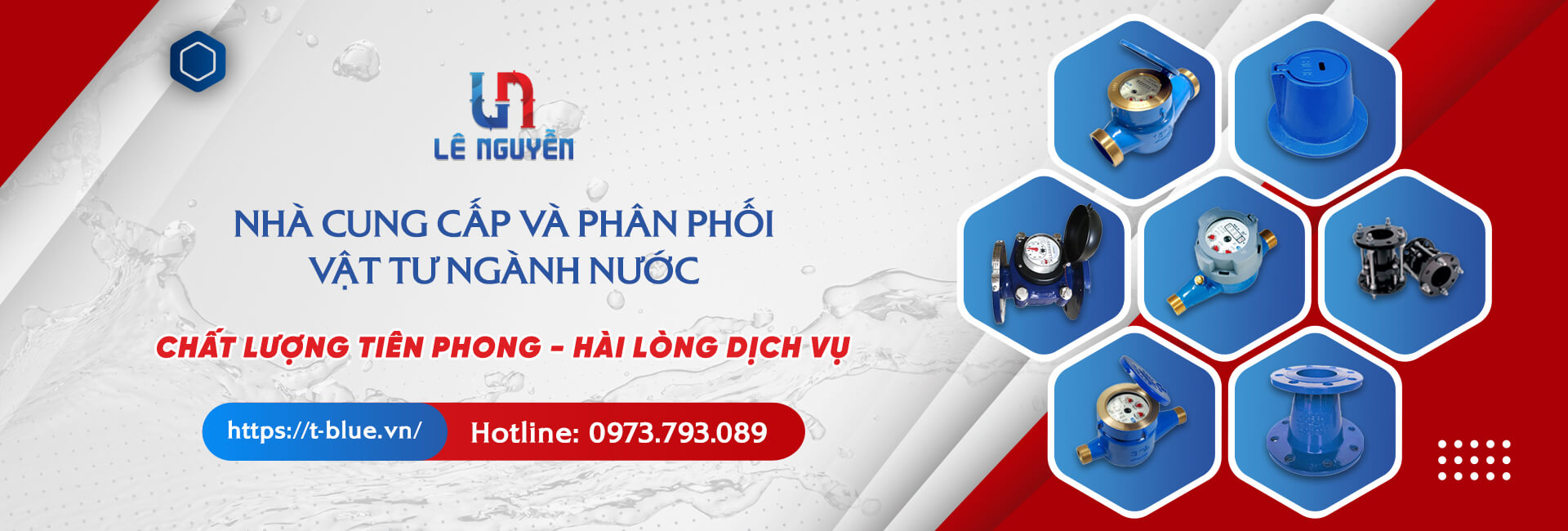 T-Blue - Địa chỉ cung cấp và phân phối vật tư ngành nước uy tín 