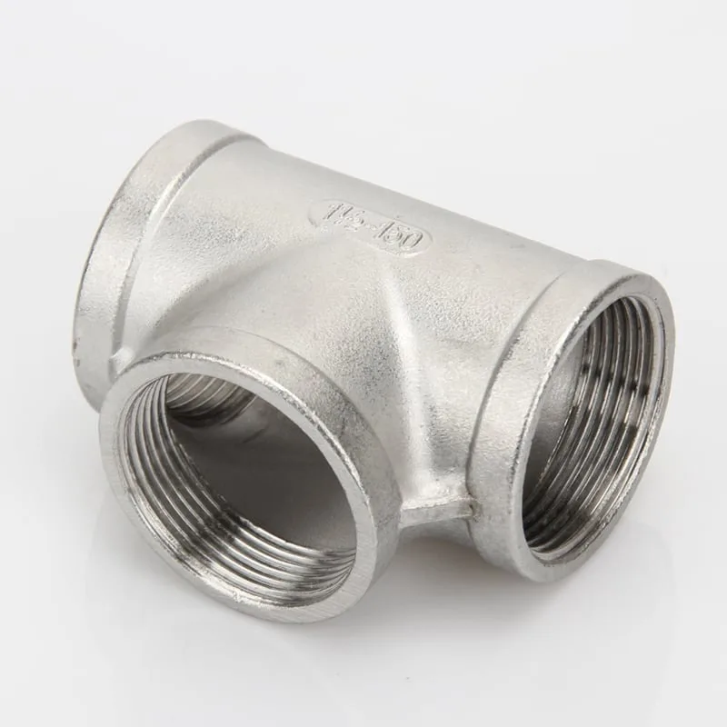 Tê ren Inox là phụ kiện được sử dụng để nối ba ống lại với nhau