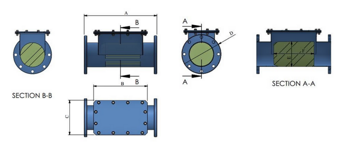 Cấu tạo cơ bản của tê gang nạp quả mút