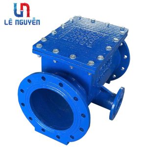 Tê gang nạp quả mút kết hợp xả cặn