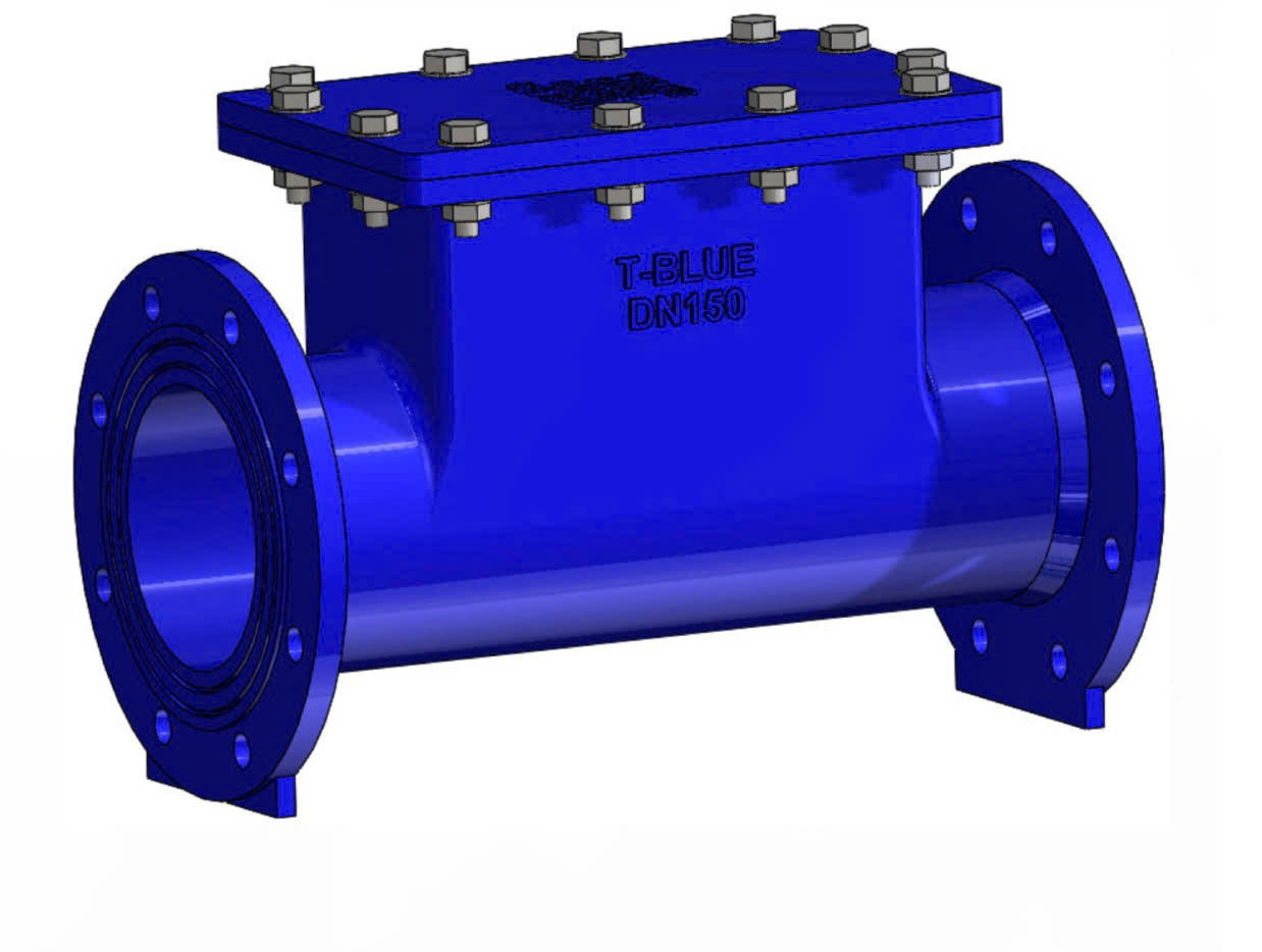 Tê gang nạp quả mút