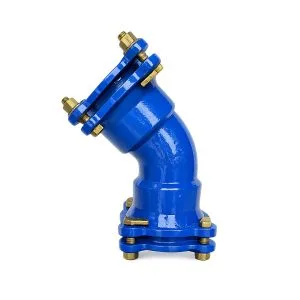 Cút FF 45° gang cầu T-Blue