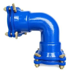 Cút FF 90° gang cầu T-Blue