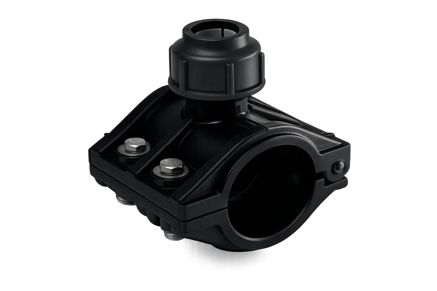 Đai khởi thủy HDPE ren - T-Blue