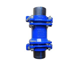 Khớp nối mềm FF đai ngàm ống nong gang cầu T-Blue
