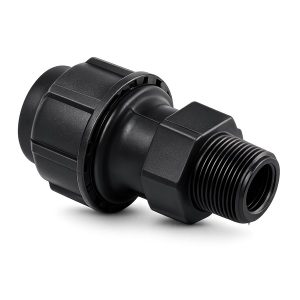 Nối thẳng HDPE 1 đầu ren ngoài - T-Blue