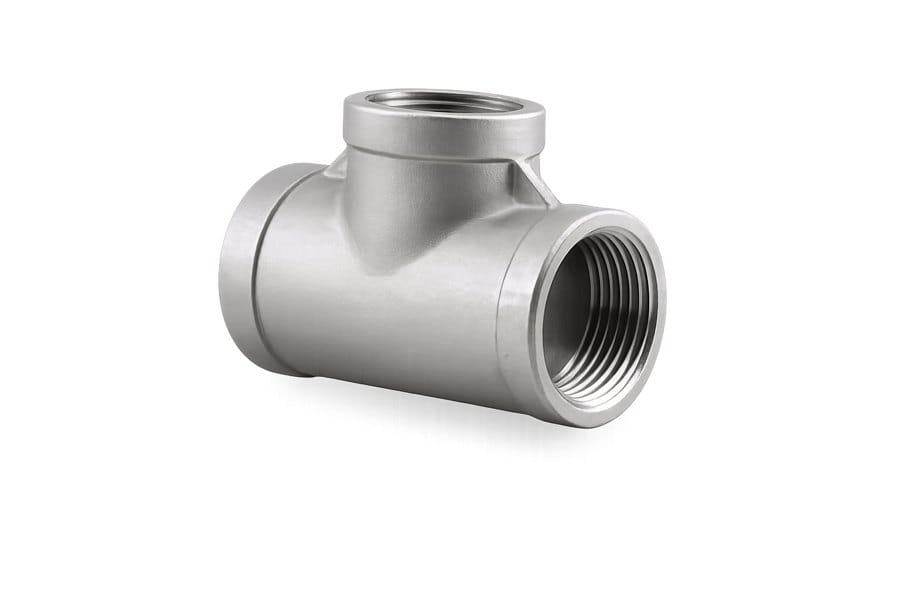 Tê ren trong inox 304/316 Tê ren trong inox 304/316 - T-Blue