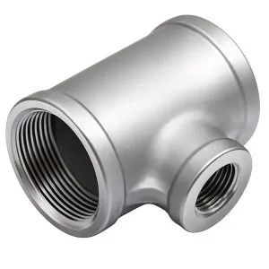 Tê giảm ren inox 304/316 - T-Blue