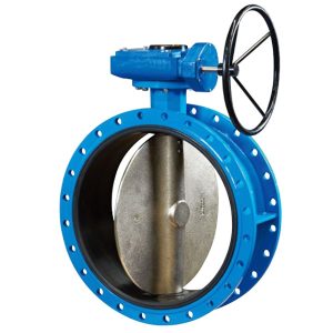 Van bướm mặt bích kép BLUCAST van công nghiệp T-Blue