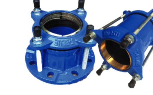 Khớp nối mềm BE ngàm kim loại gang cầu T-Blue