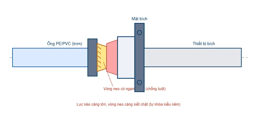 Sơ đồ khớp nối mềm BF có vòng neo