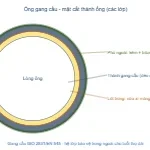 Ống gang cầu SUNS mặt cắt thành ống